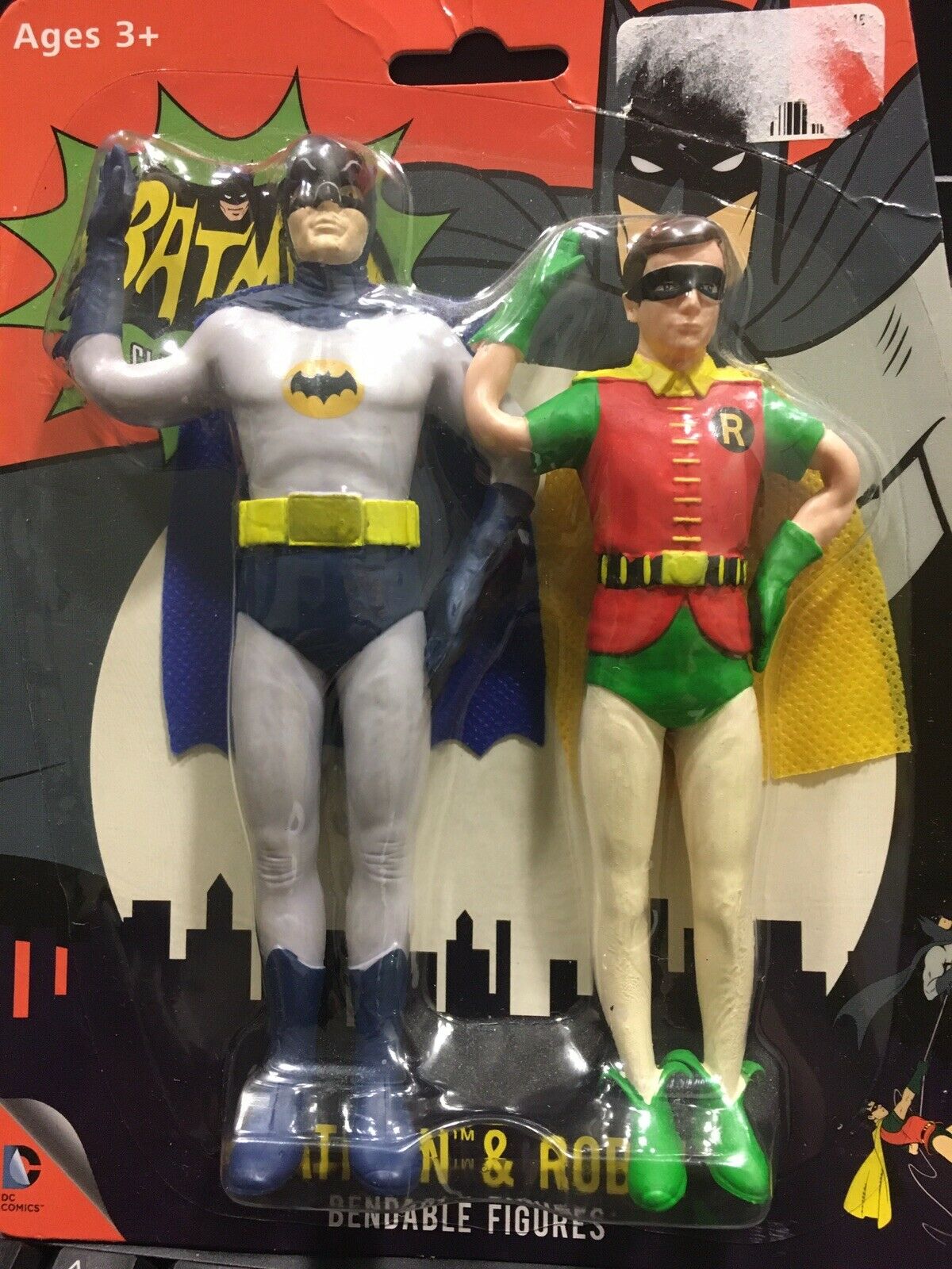 DC Comics Batman And Robin Bendable Figure RARE RETIRED ITEM1966 ...