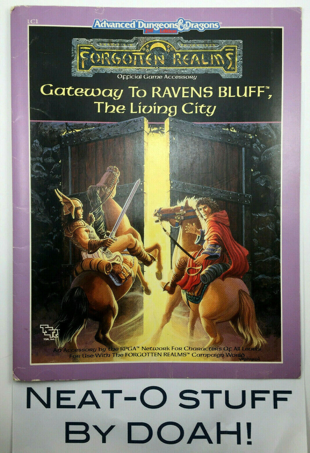 Tsr Rpga RPGA •Forgotten Realms • Gateway To Ravens Bluff, The Living City, Map ...
