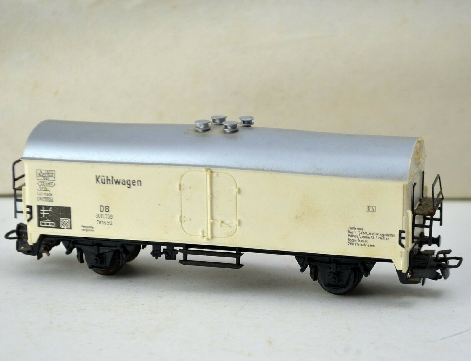 MARKLIN 4415 HO Kuhlwagen Freight Car Model Train Vintage Germany ...