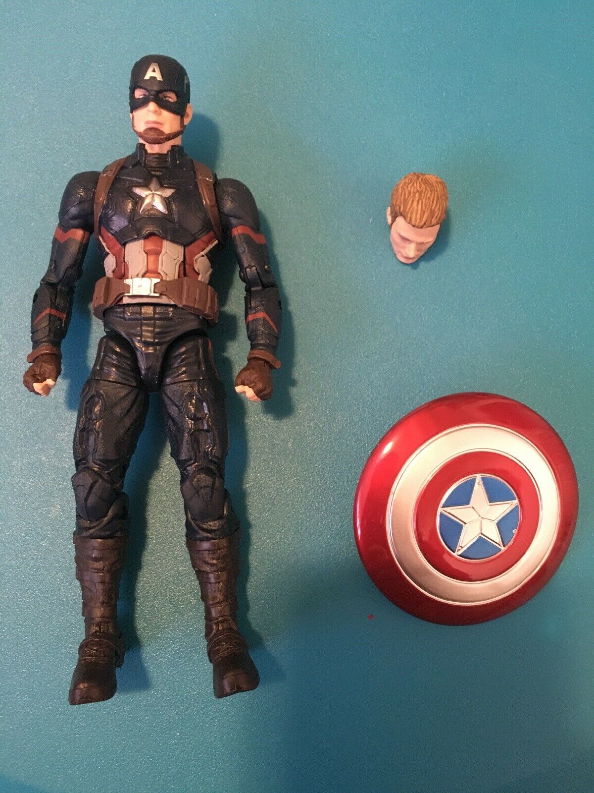 Marvel Legends 10 Years Civil War Captain America Loose Complete