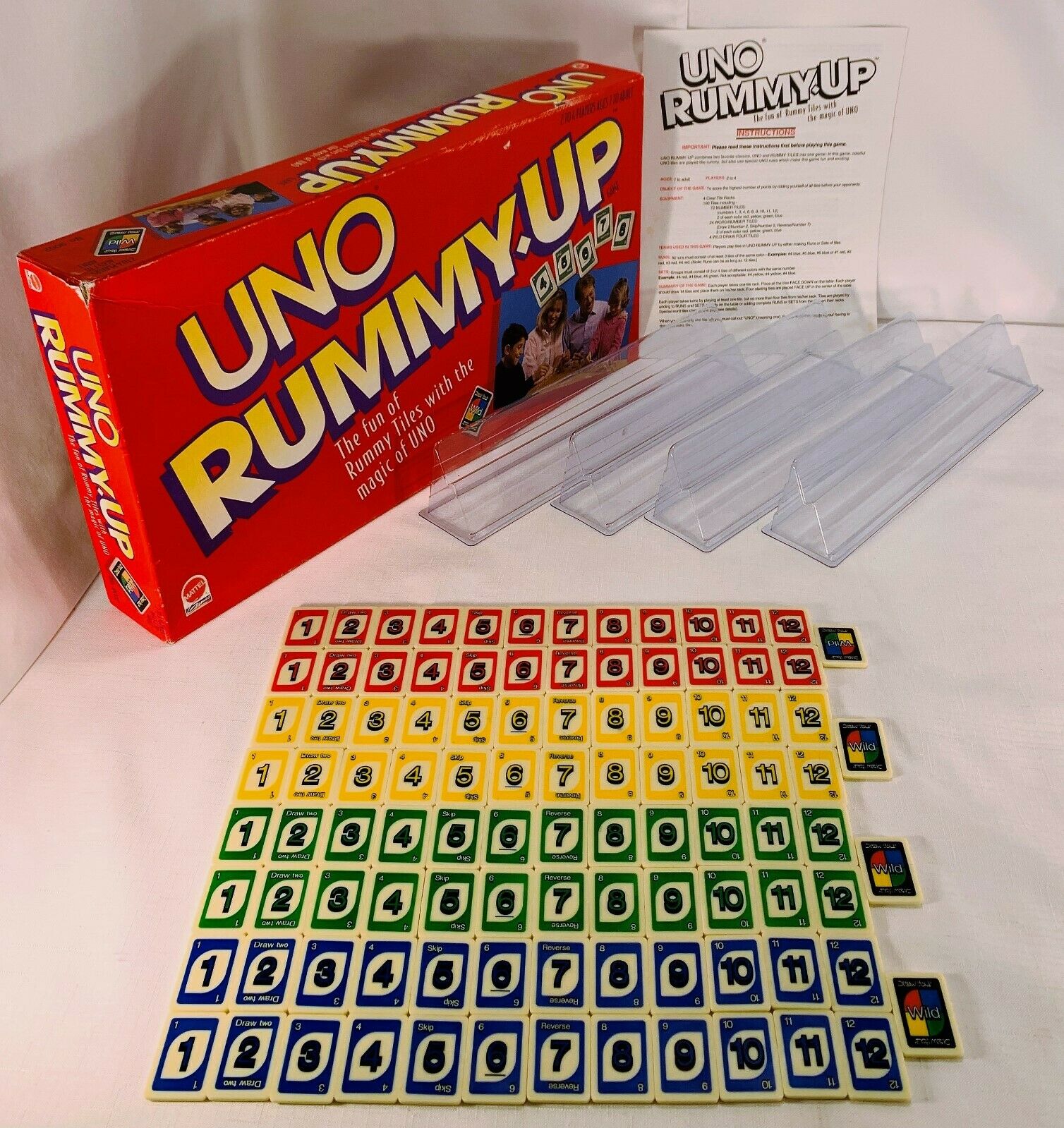1993 Uno Rummy Up Game By Mattel Complete In | #21062626