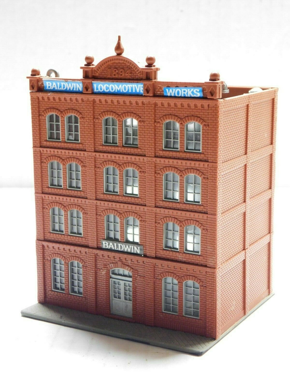 N Scale - Baldwin Locomotive Building Structure For Model Train Layout ...