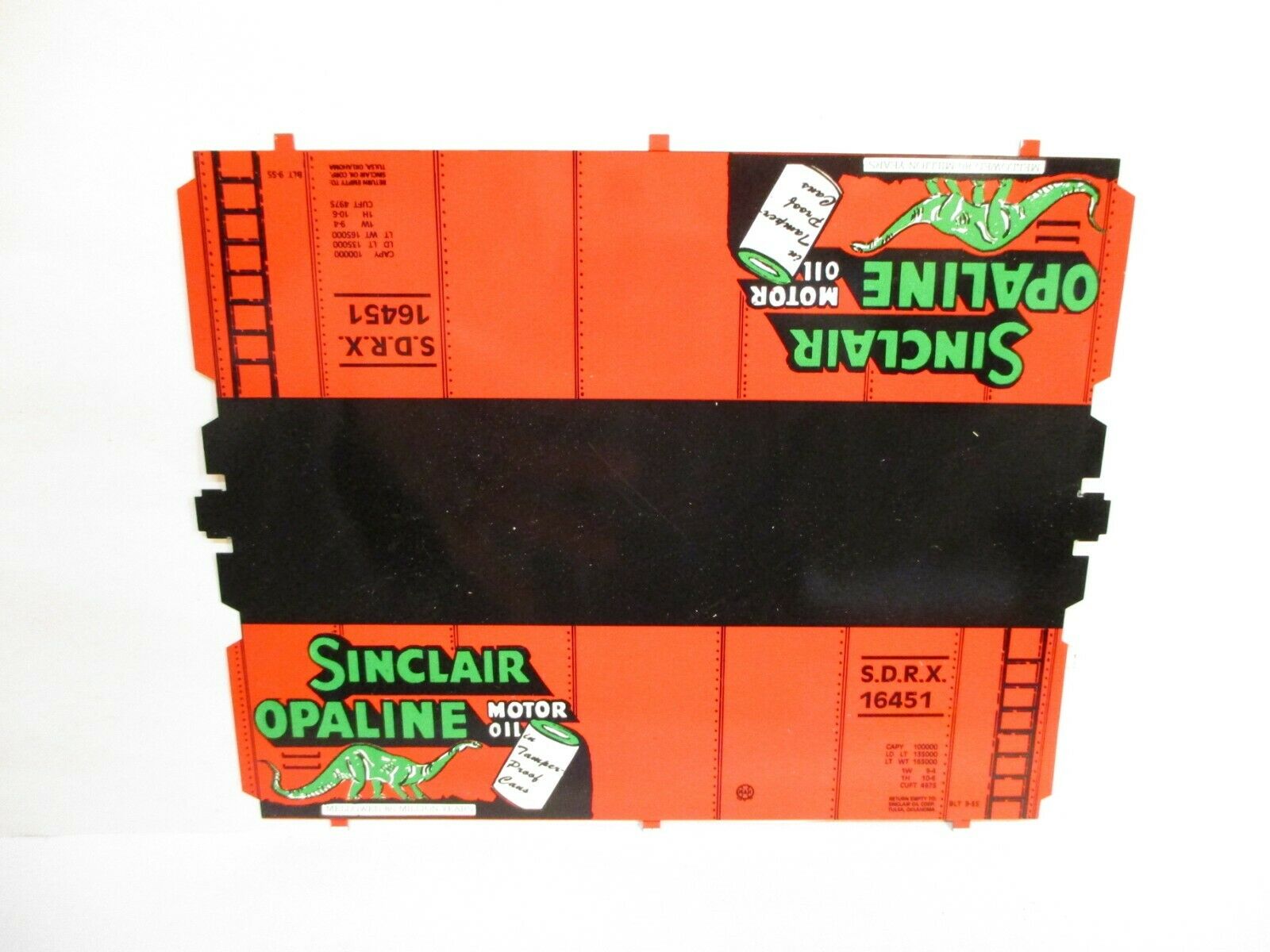 Sinclair Box Marx Trains 73410 Sinclair Opaline 7” Box Car Blank O - Gauge X2008 ...