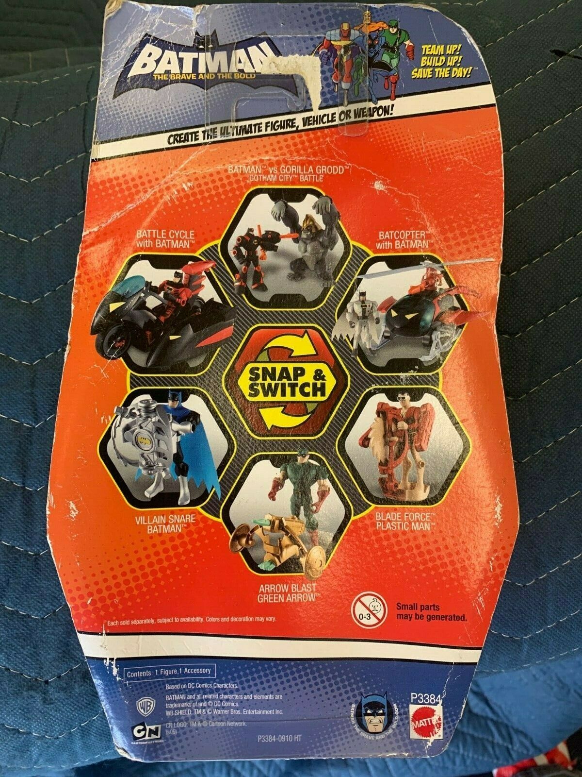 MOC 2008 MATTEL DC BATMAN THE BRAVE AND THE BOLD CAPTURE HAND PLASTIC ...