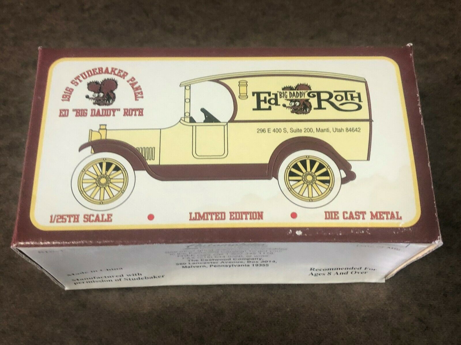 ED BIG DADDY ROTH - - 1916 Studebaker Panel Die Cast Metal Limited ...