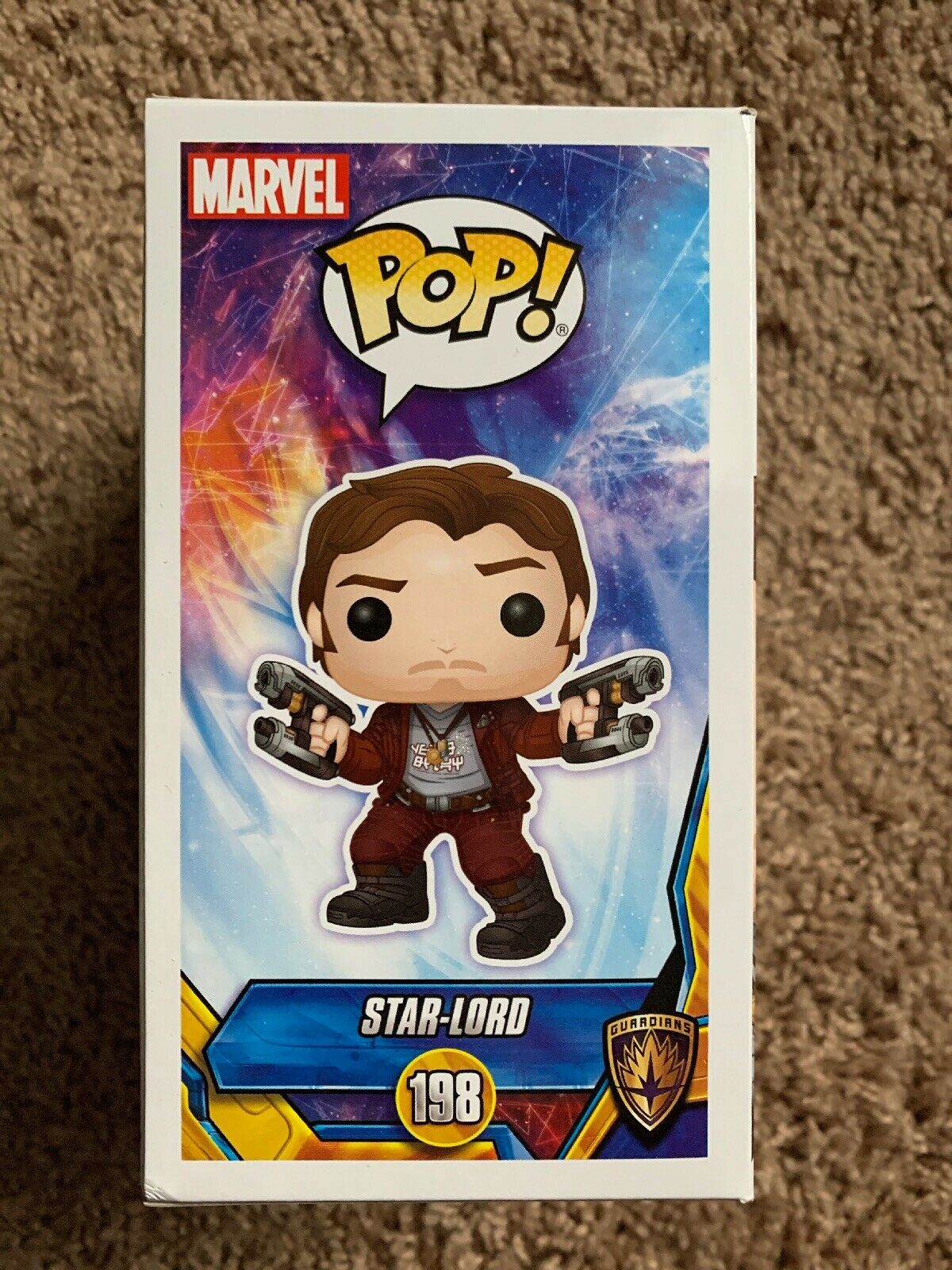 Figurine Funko Pop! N°198 | Les Gardiens De La Galaxie 2 | Star-lord
